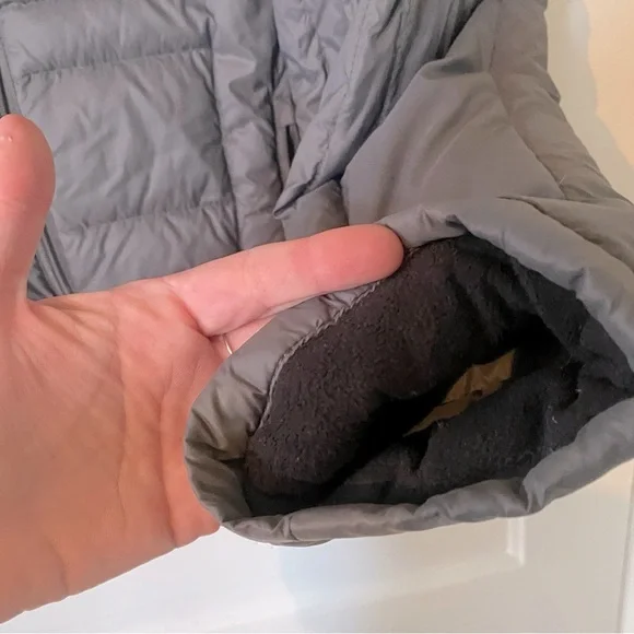 CALVIN KLEIN Puffer Down Zip Up Grey Jacket Women's Size Small - Picture 5 of 10